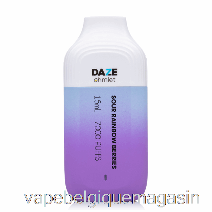 Vape Shop Bruxelles 7 Daze Ohmlet 7000 Baies Arc-en-ciel Acidulées Jetables